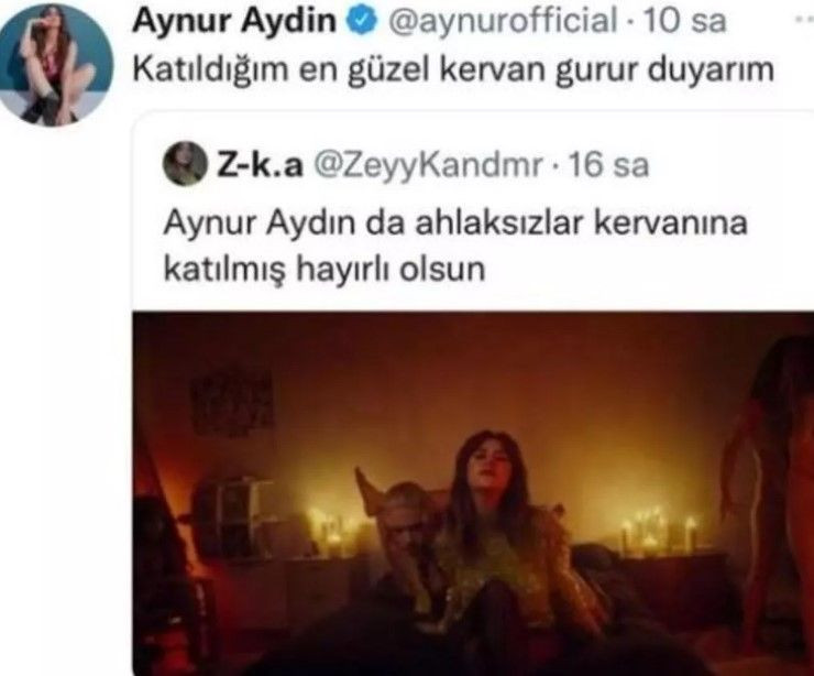 Aynur Aydın'ın Siyah Klibi Fazla Seksi Bulundu: Ahlaksızlar Kervanına Katılmış... - Resim: 5