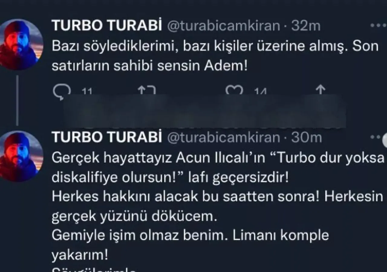 Survivor Turabi ve Âdem Kılıçcı Birbirine Girdi! Çok Sert Sözler