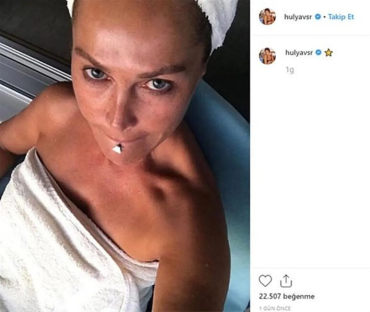Hülya Avşar En Cesur Pozlarını Yayınlayarak Yürekleri Hoplattı
