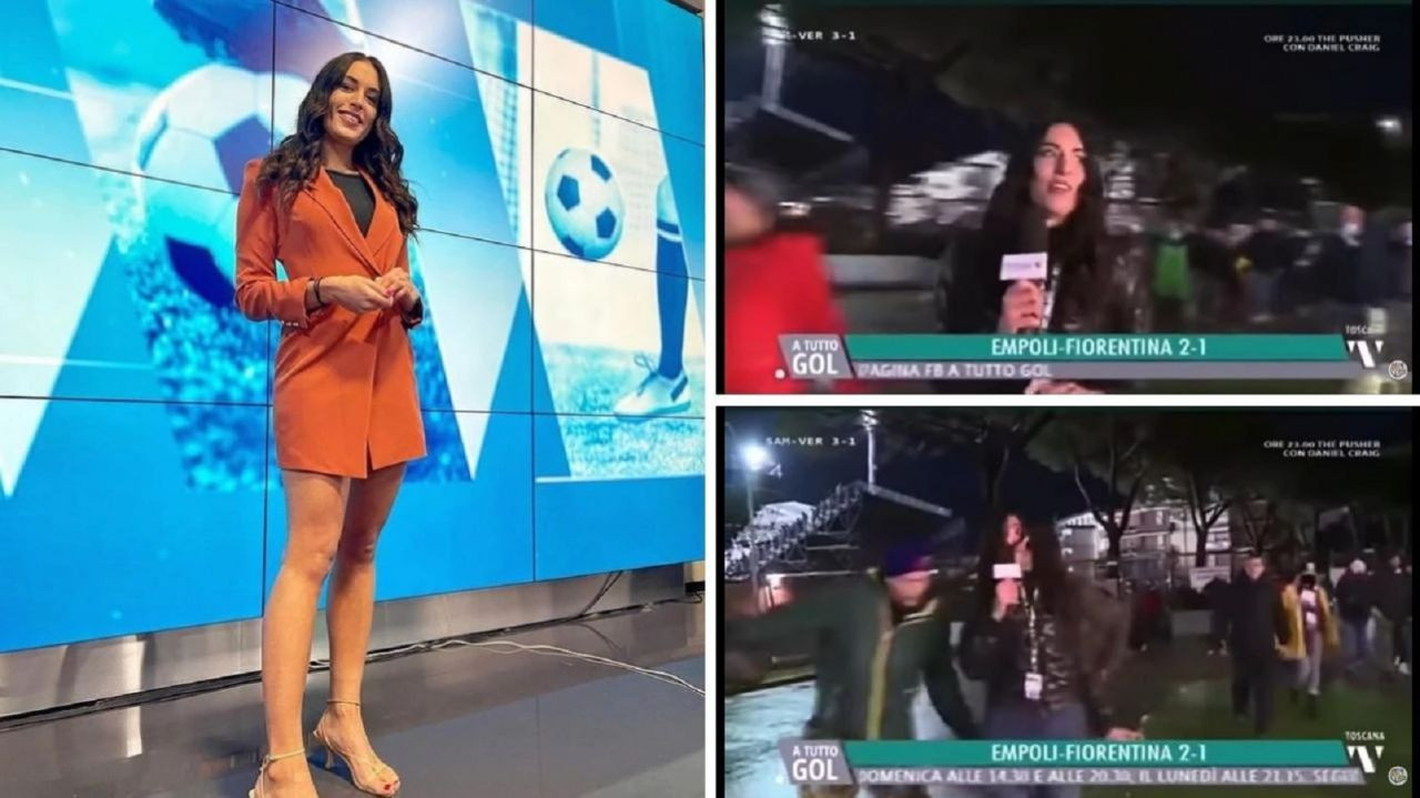 Spor spikeri Greta Beccaglia'yı taciz eden taraftara 18 ay hapis cezası