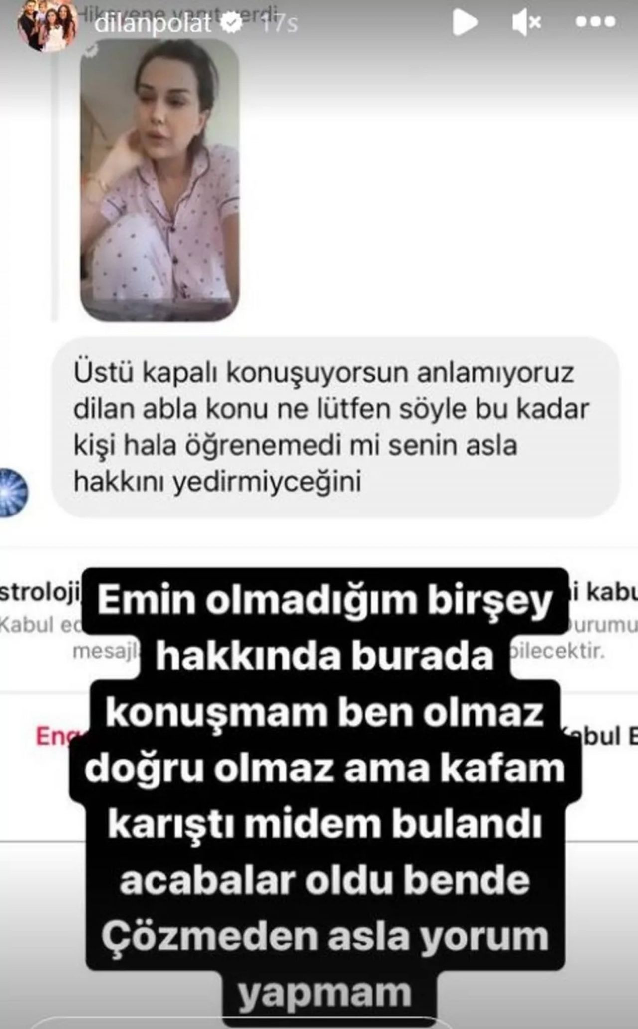 Dilan Polat Ben Taha'nın Vefat Ettiğini Düşünüyorum