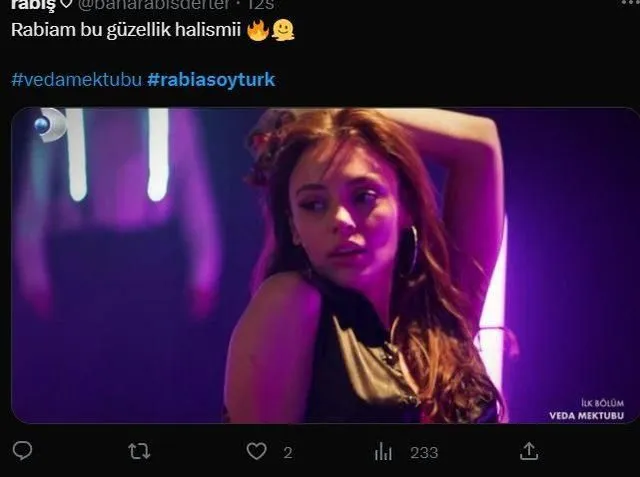 Veda Mektubu dizisinde Rabia Soytürk'ün ateşli dansı olay oldu