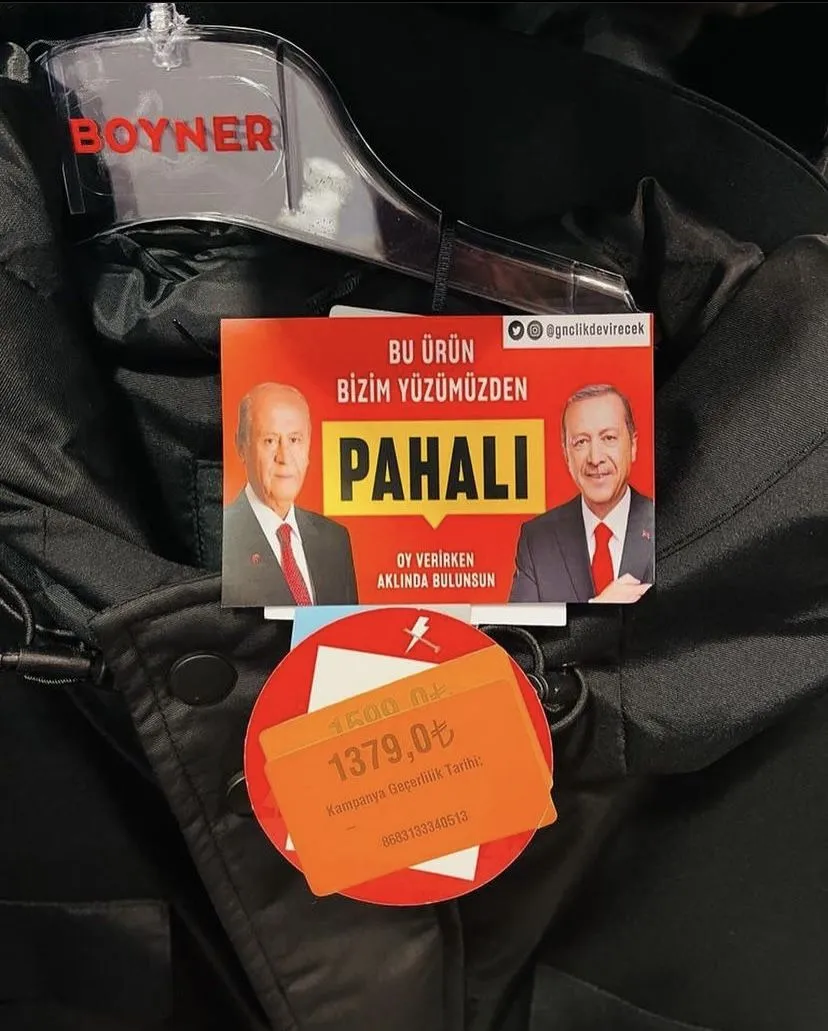 Marketlerde yeni akım: Bu ürün size pahalı mı geldi? Erdoğan sayesinde!