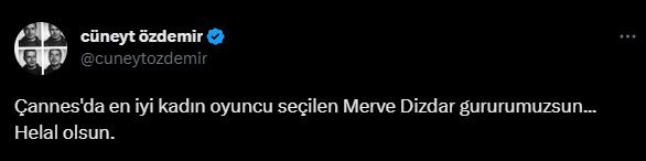 Merve Dizdar en iyi kadın oyuncu ödülüyle sosyal medyayı ayağa kaldırdı