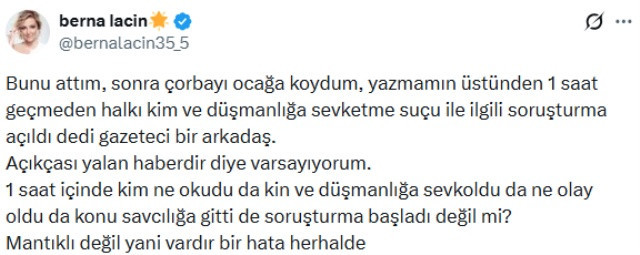 İzmir işgal edildi diyen Berna Laçin gözaltına alındı: Halkı kin ve düşmanlığa sevk...
