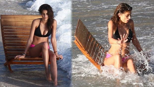 Victoria's Secret modelleri çekimde