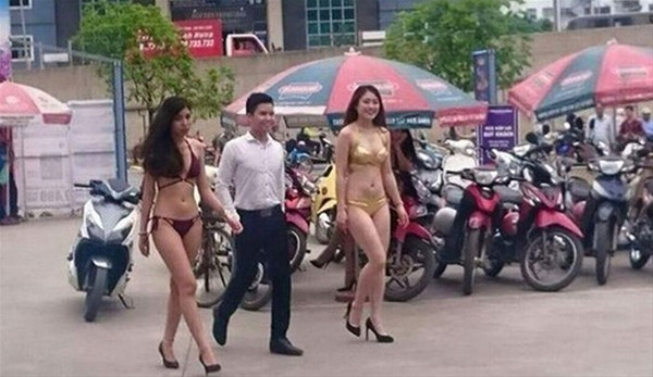Vietnam'da sıra dışı reklam