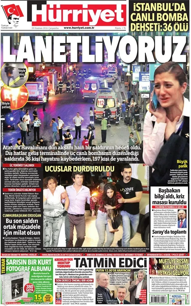29 Haziran gazete manşetleri