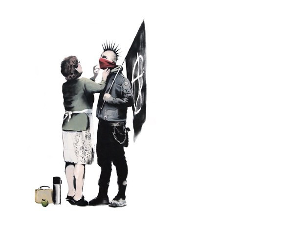Bir sokak sanatçısı: Banksy