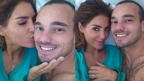 Wesley Sneijder’ın eşi Yolanthe Cabau