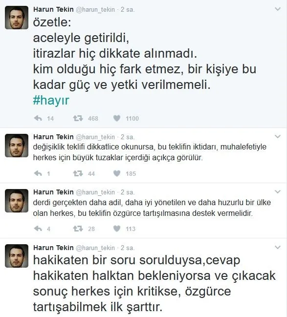 Kim olduğu hiç fark etmez, bir kişiye bu kadar güç ve yetki verilmemeli