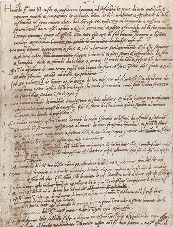 Leonardo Da Vinci'nin muhteşem iş başvurusu