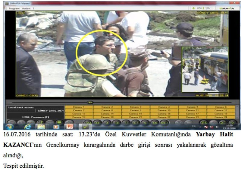 Bordo bereli yüzbaşının görüntüleri çıktı