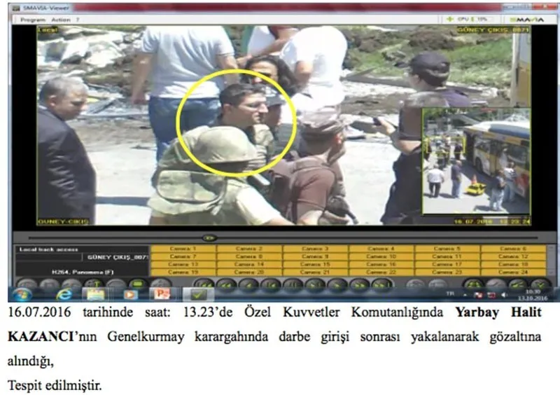 Bordo bereli yüzbaşının görüntüleri çıktı