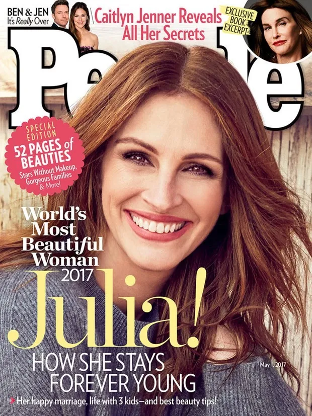 Julia Roberts dünyanın en güzel kadını seçildi