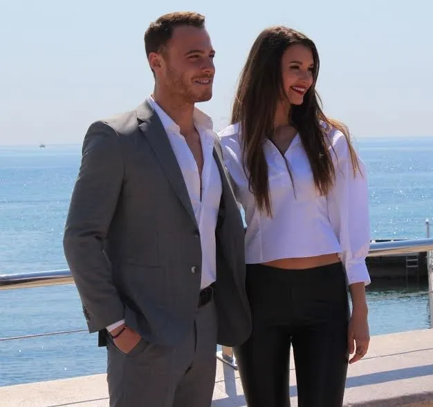Kerem Bürsin ve Leyla Lydia Tuğutlu Cannes'da