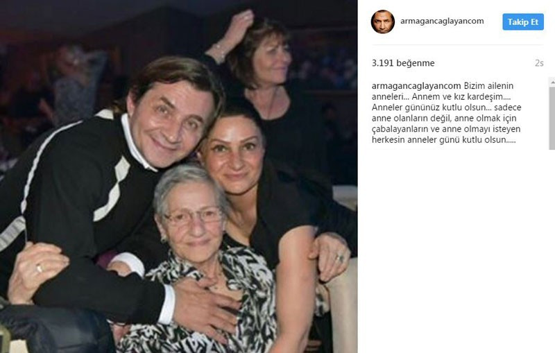 Ünlülerden Anneler Günü paylaşımları