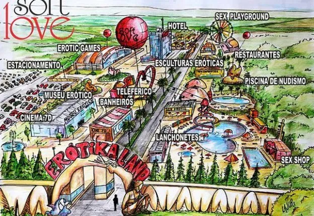 Bu lunaparkta herkes çıplak