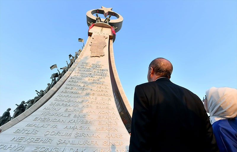 15 Temmuz anmasının ardından Erdoğan'ın eve dönüşü