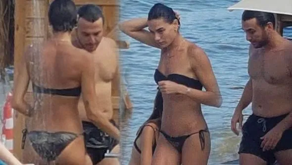 Hande Subaşı ve Altuğ Leblebici Çeşme'de tatilde