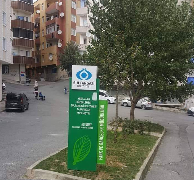 Sultangazi Belediyesi'nin yaptığı yeşil alan sosyal medyayı salladı