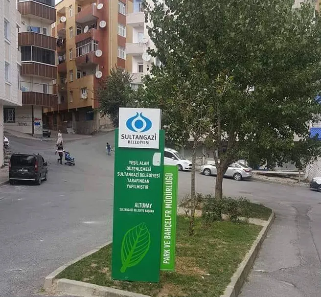 Sultangazi Belediyesi'nin yaptığı yeşil alan sosyal medyayı salladı