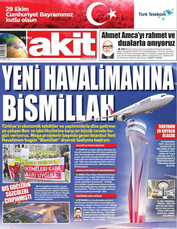 Hangi gazeteler 29 Ekim Cumhuriyet Bayramı'nı görmedi?