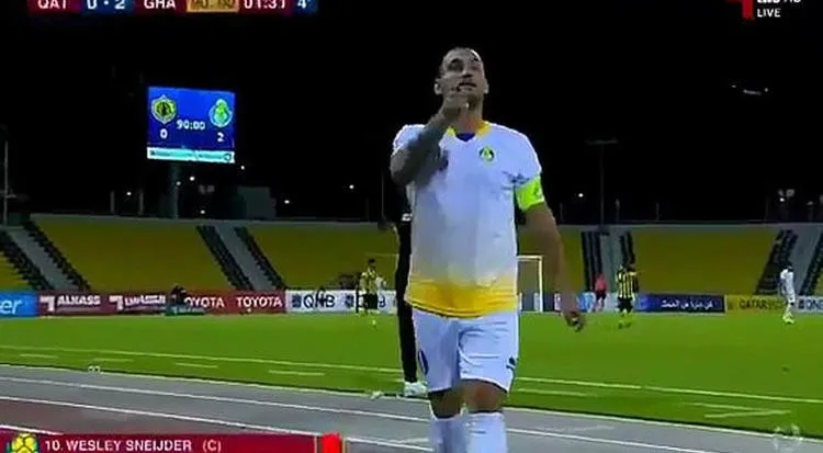 Eski Galatasaraylı Sneijder Katar'ı karıştırdı: Burada oynadığım son maçtı