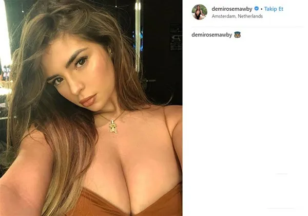 Demi Rose'un spor paylaşımları olay oldu