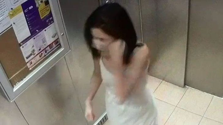 Asansörde şok görüntüler! Kocasına öyle bir tuzak kurdu ki...