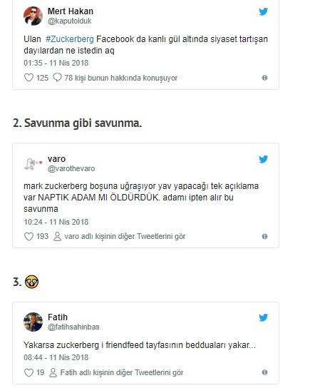 İfade veren Mark Zuckerberg sosyal medyanın diline fena düştü
