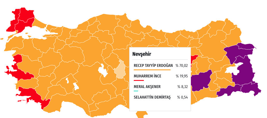 Erdoğan hangi şehirlerde oy rekorları kırdı? İşte o şehirler