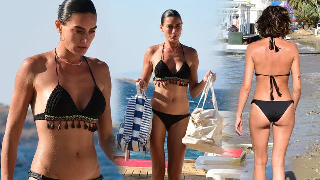 Hande Şubaşı’nın tatili tam gaz devam ediyor