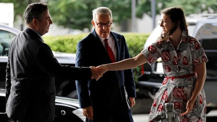 Son dakika: Türk heyetin ABD'deki görüşmesinden ilk kareler