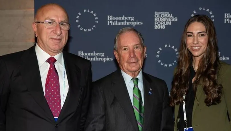 Turgay Ciner ve eşi Didem Ciner Küresel Bloomberg toplantısında