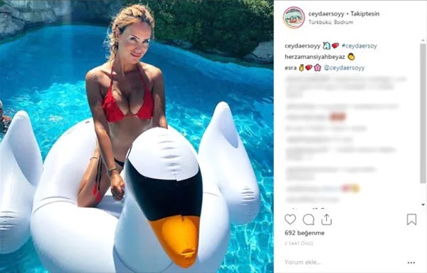 Ceyda Ersoy paylaşımlarıyla takipçilerini büyüledi