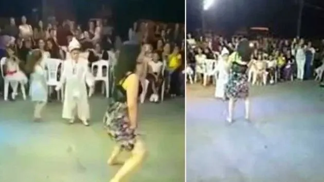 Düğünde twerk dansıyla olay yaratan dansöz gözaltına alındı