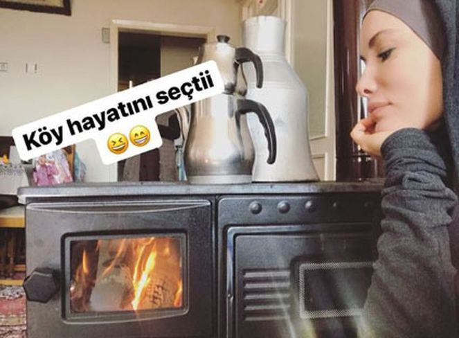 Gamze Özçelik de köy hayatını seçti