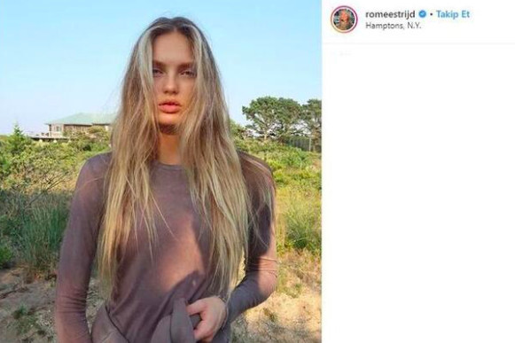 Model Romee Strijd'in bikinili pozları nabızları hızlandırdı