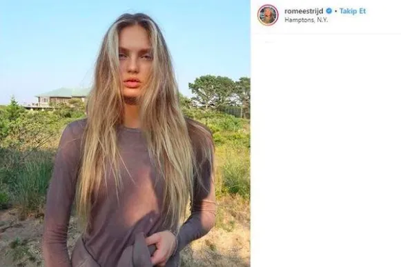 Model Romee Strijd'in bikinili pozları nabızları hızlandırdı