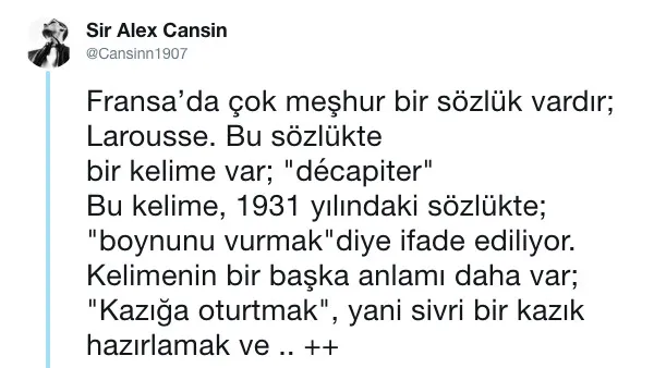 Atatürk'ün Fransız sözlüğünde Türkler için kullanılan çirkin deyimi böyle kaldırtmış