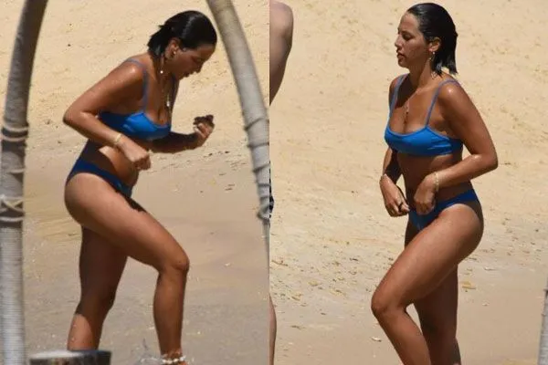 Zehra Çilingiroğlu bikini giyince göğüs ucu ortaya çıktı ortalık yıkıldı!
