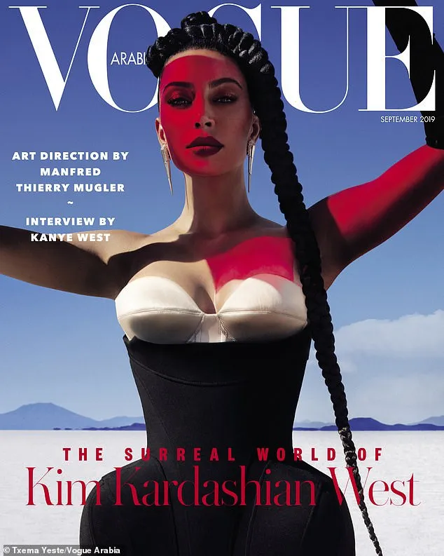 Kim Kardashian Vogue Arabistan'ın kapak kızı oldu