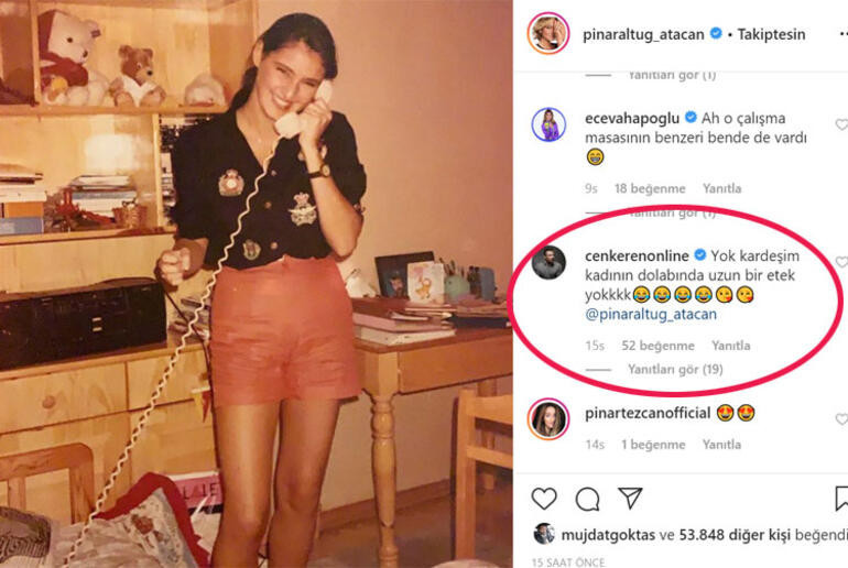 Cenk Eren: Pınar Altuğ’a mini etek çok yakışır