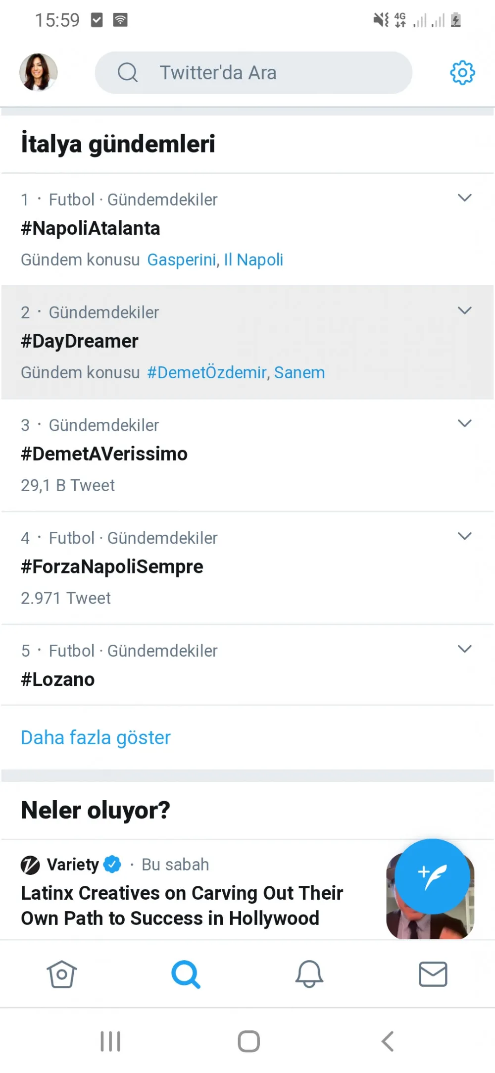 İtalyan TV'sinde Demet Özdemir fırtınası
