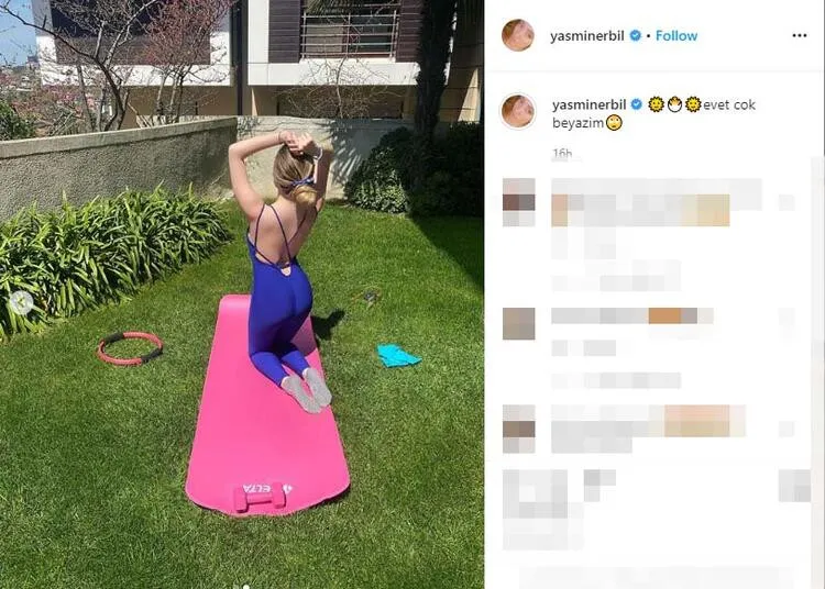 Yasmin Erbil sosyal medyanın dilinde!