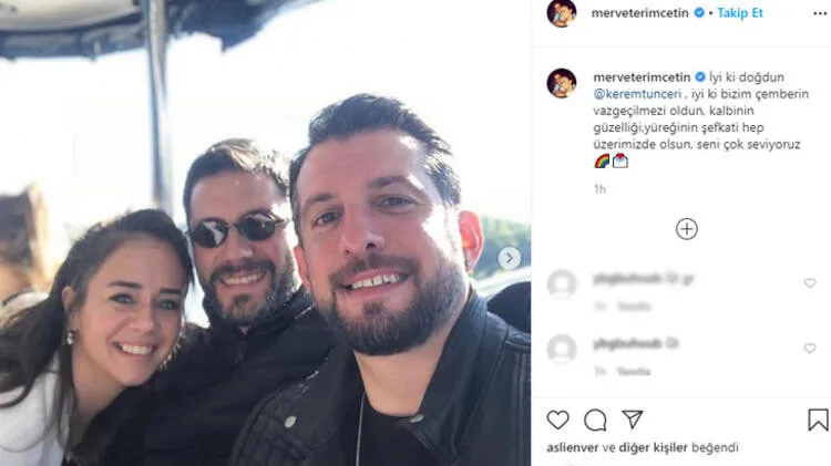 Aslı Enver, Kerem Tunçeri'yi beğenmiş