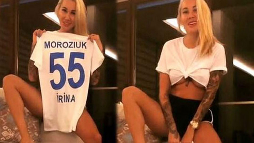 Rizespor’un yengesi Irina Morozyuk‘tan olay paylaşım