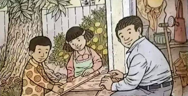 Bu görselde gizlenmiş kelebek, yarasa ve ördeği bulabilecek misiniz?