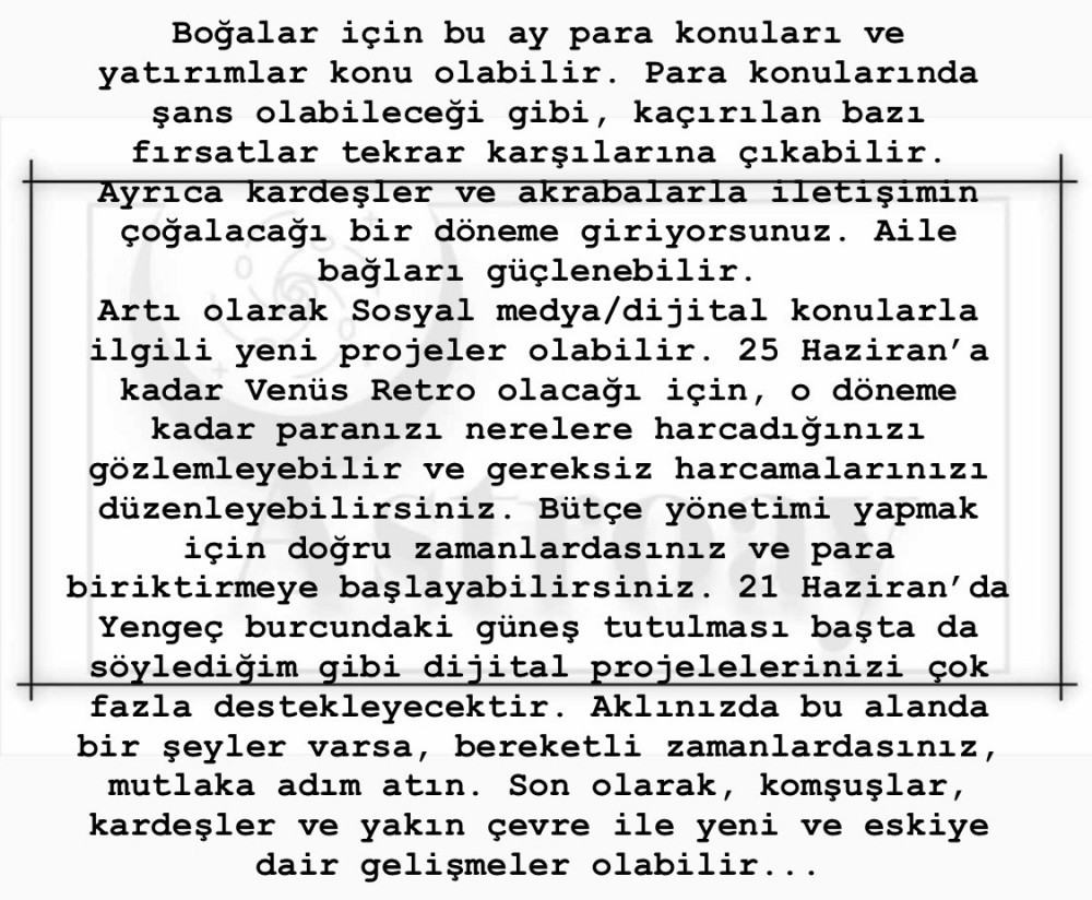 Haziran ayı burç yorumları: Hangi burç nasıl etkilenecek?